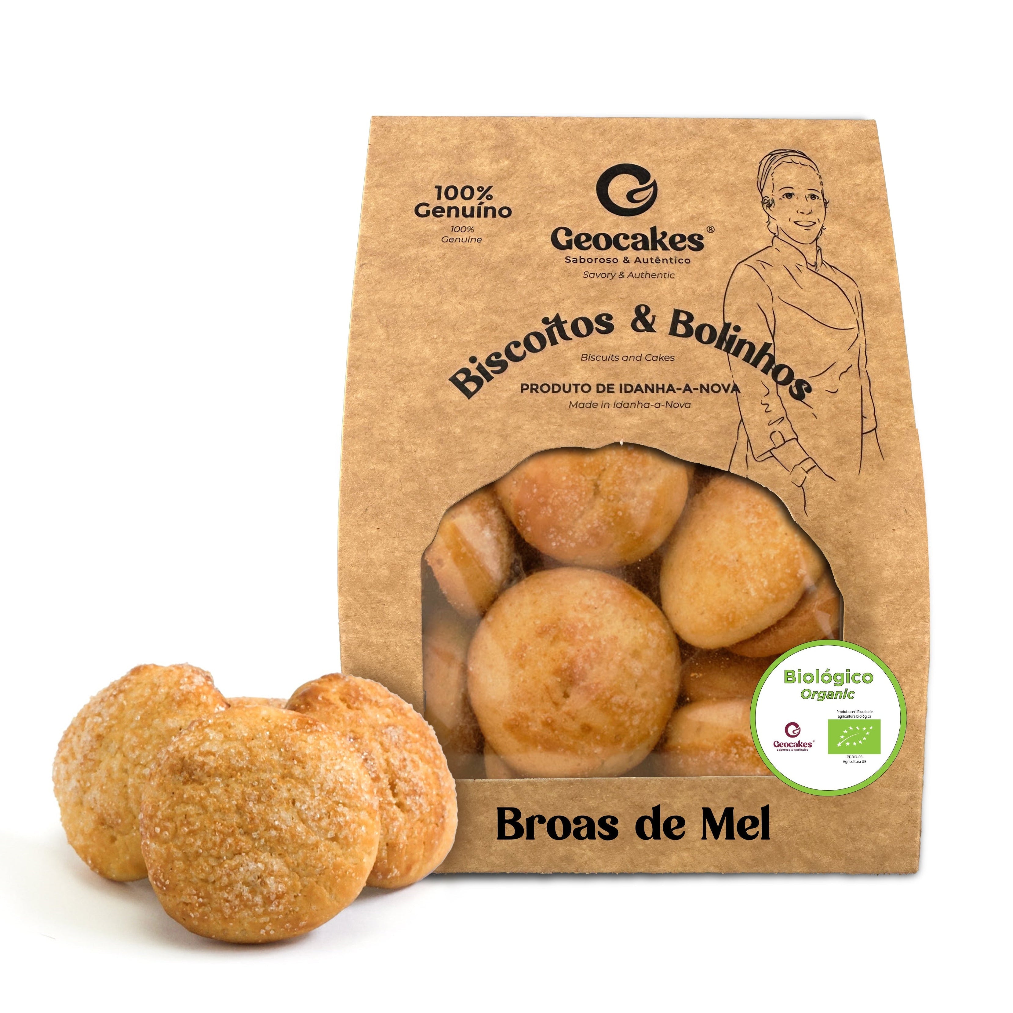 Broas de Mel Biológicas da Beira Baixa - Biscoitos Artesanais | Geocakes